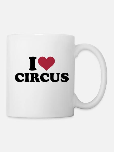 Zirkus - Tasse - Weiß