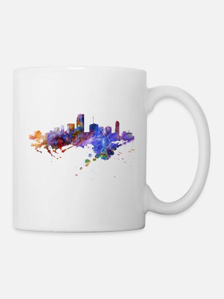 Miami Skyline - Tasse - Weiß