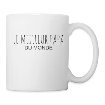 LE MEILLEUR PAPA DU MONDE - Mug blanc - blanc - Droite