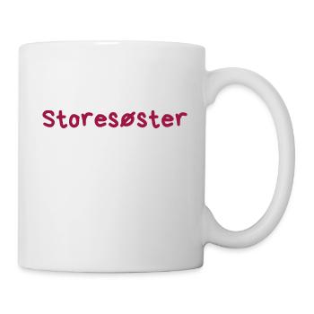 Große Schwester - Tasse - Weiß - Rechts