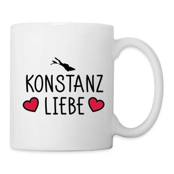 Konstanz Liebe - Tasse - Weiß - Rechts