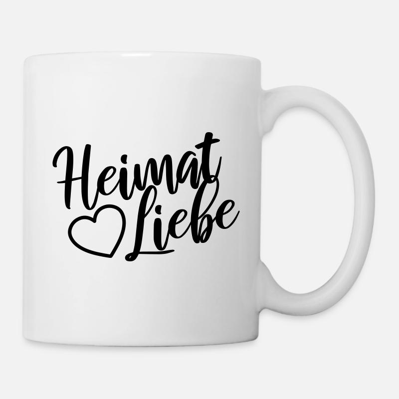 Heimatliebe - Tasse - Weiß
