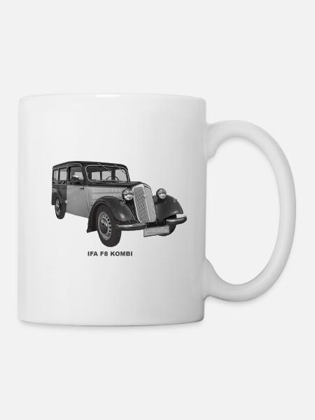 IFA F8 Kombi DDR Zwickau - Tasse - Weiß