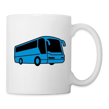 Bus - Tasse - Weiß - Rechts