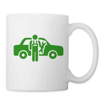 Mechaniker - Tasse - Weiß - Rechts