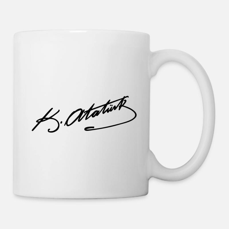 Kemal Atatürk - Tasse - Weiß