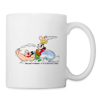 Asterix Never Forget It s A Good Life - Mug blanc - blanc - Droite