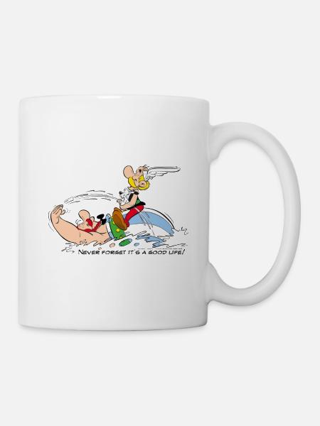 Asterix & Obelix - Never Forget It's A Good Life! - Mug - white