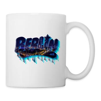 Berlin graffiti lettering - Mug - white - Right