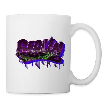 Berlin graffiti lettering - Mug - white - Right