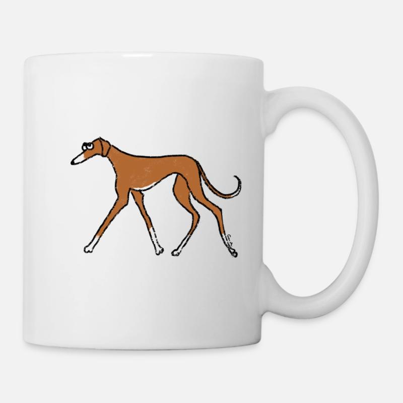 Azawakh - Tasse - Weiß