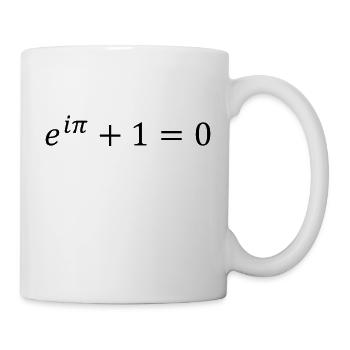 Eulers Gleichung - Tasse - Weiß - Rechts