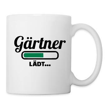 Gärtner - Tasse - Weiß - Rechts