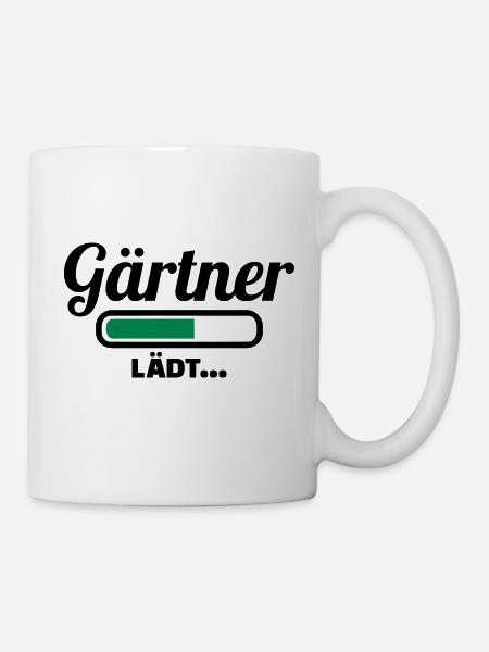 Gärtner - Tasse - Weiß