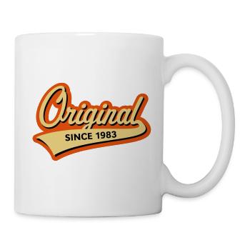 Original Since 1983 (Year Of Birth, Birthday, 3C) - Mug - white - Right