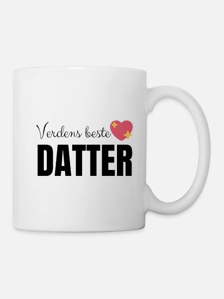 Verdens beste datter - Kop/krus - hvid
