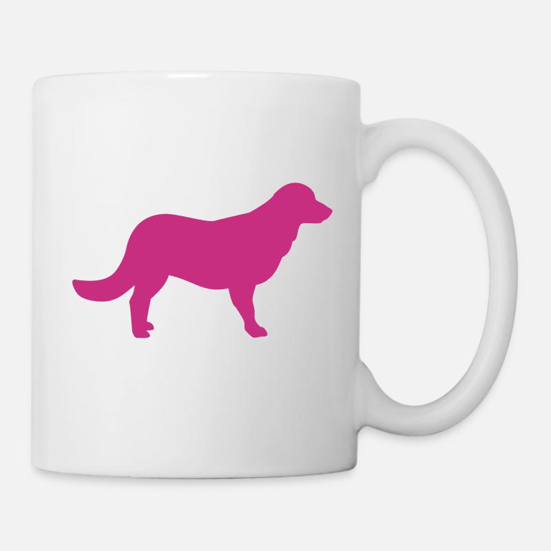 Flat Coated Retriever - Mug - white