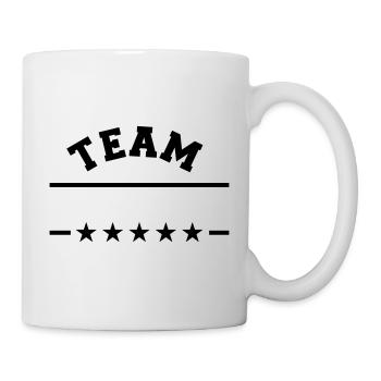 Team - Tasse - Weiß - Rechts