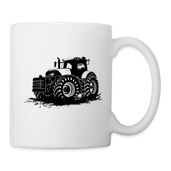 Tracteur - Tracteur - Tracteur - Agriculteur - Mug blanc - blanc - Droite