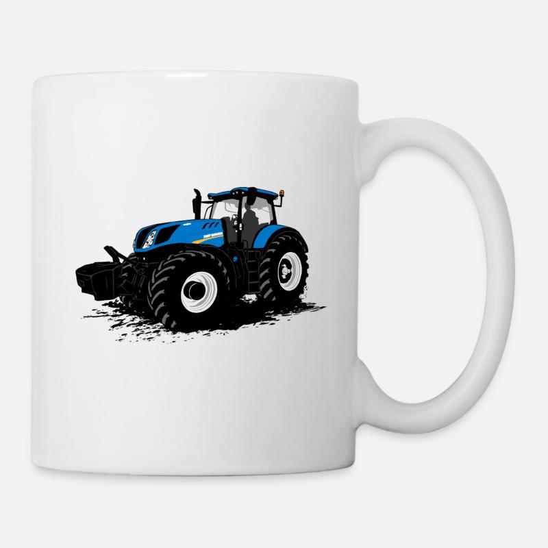 Traktor - Schlepper - Landwirt - Bauer - Tasse - Weiß