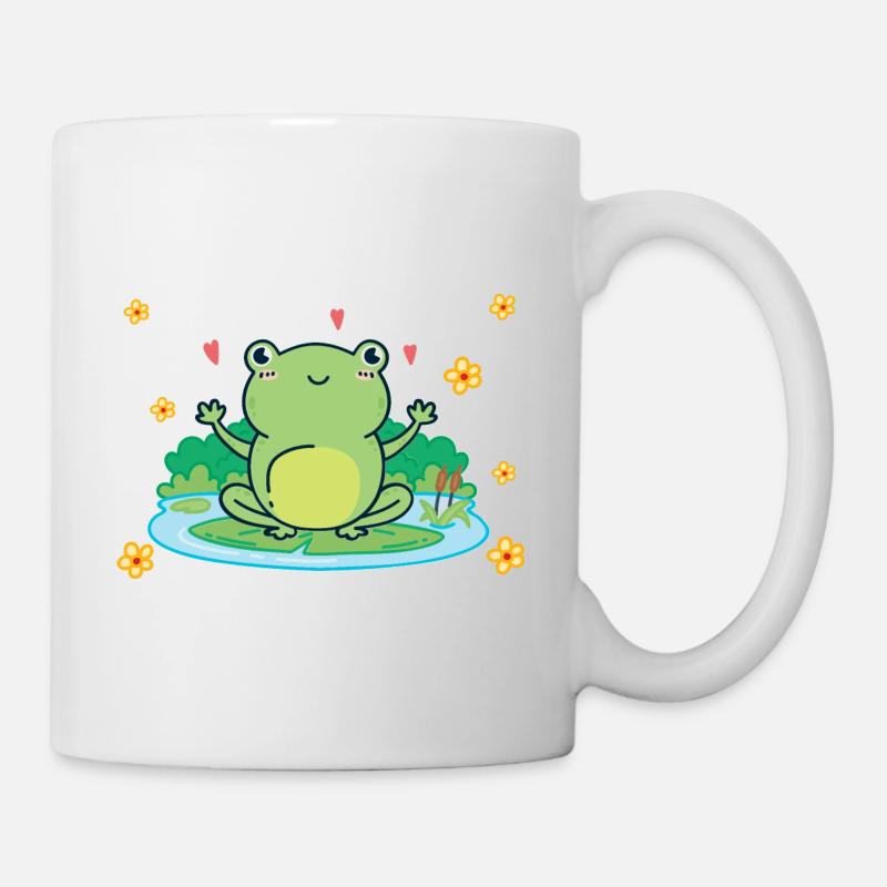 grenouille - Mug blanc - blanc