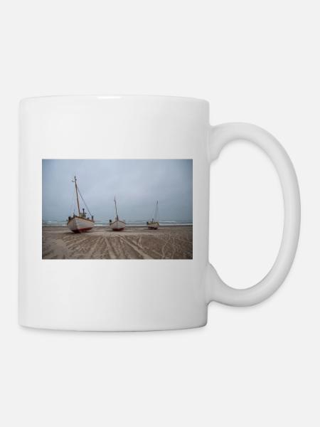 Sletter Strand Danemark - Mug blanc - blanc