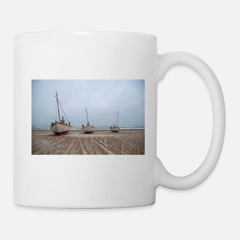Sletter Strand Denmark - Tasse - Weiß