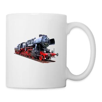 Locomotive à vapeur 52 8154 BR 52 - Mug blanc - blanc - Droite
