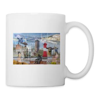 Varel collage - Mug - white - Right