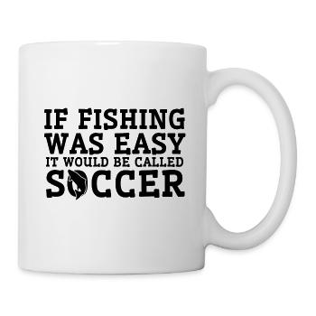 Pêche pêche poisson cadeau pêcheur pêcheur - Mug blanc - blanc - Droite