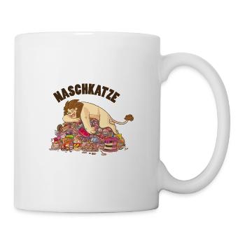 Maskotti Artur - Naschkatze - Tasse - Weiß - Rechts