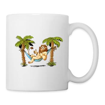 Maskotti Artur - Relaxant - Mug blanc - blanc - Droite