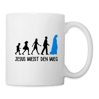 Jesus Weist Den Weg - Tasse - Weiß - Rechts