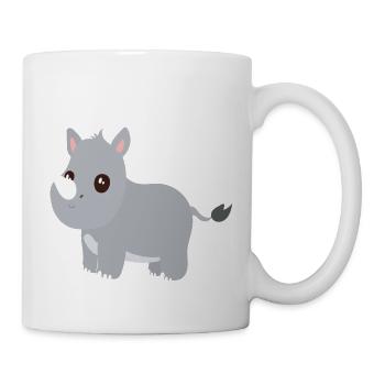 Nashorn - Tasse - Weiß - Rechts