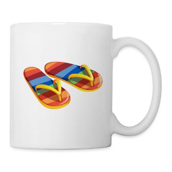 Flip Flops - bio - Tasse - Weiß - Rechts