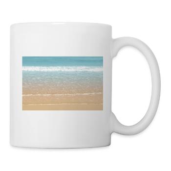 Pretty white wave - Mug - white - Right
