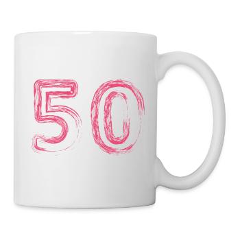 50th Birthday Years Gift Birthday Day of Honor - Mug - white - Right