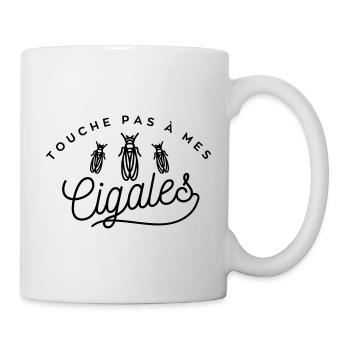 Finger weg von meinen Zikaden. - Tasse - Weiß - Rechts