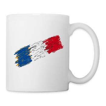 France Flag - ITALIC - Mug - white - Right