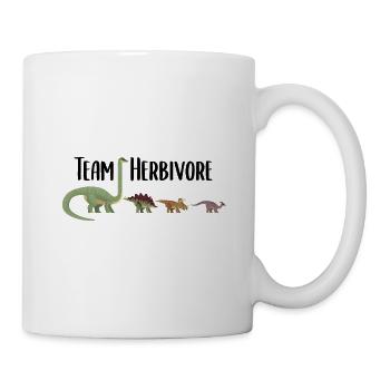 Équipe végétalienne Herbivore - Mug blanc - blanc - Droite