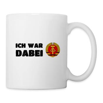 DDR Ich War Dabei - Tasse - Weiß - Rechts