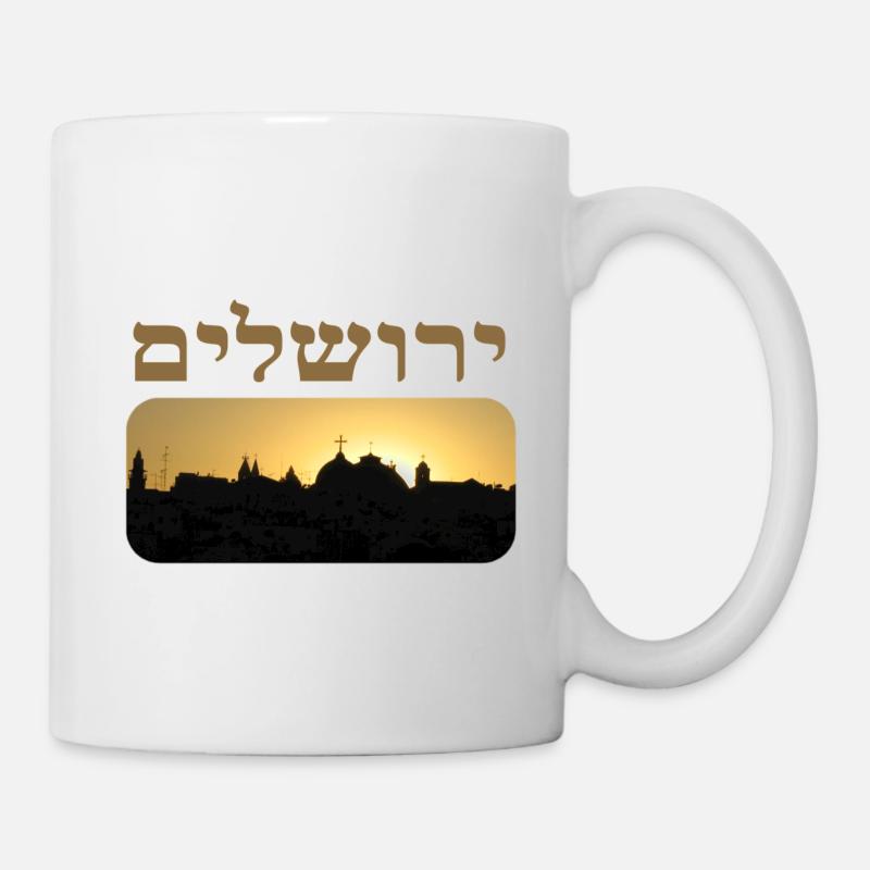 Jerusalem - Tasse - Weiß