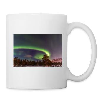 Norwegen 2019 Polarlicht - Tasse - Weiß - Rechts
