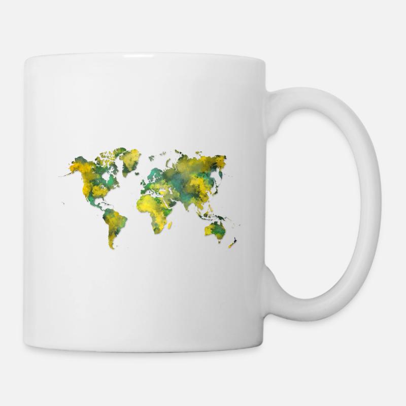 word map 2040 - Mug blanc - blanc