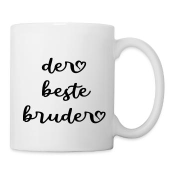 Der beste Bruder - Tasse - Weiß - Rechts