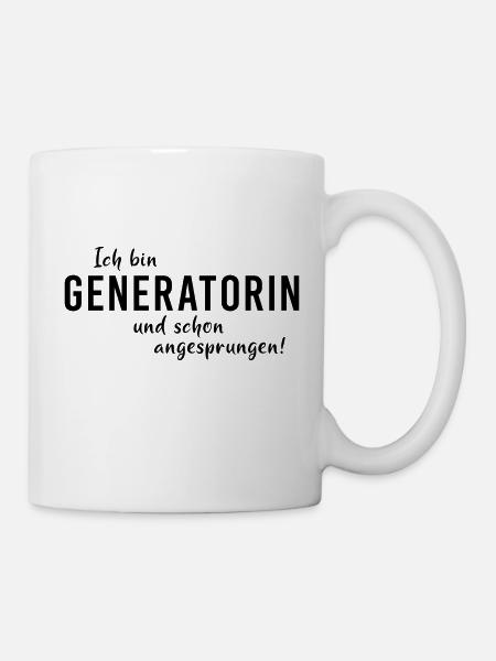 Human Design System Generatorin Sakral Energie - Tasse - Weiß