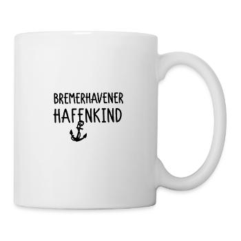 Bremerhavener Hafenkind - Tasse - Weiß - Rechts