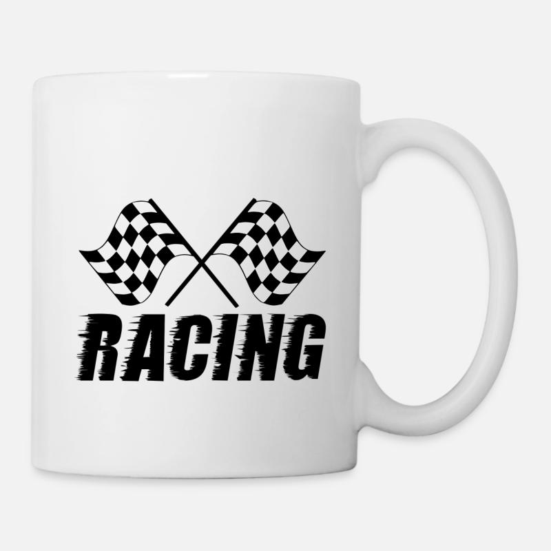 racing - Tasse - Weiß