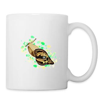Achatina reticulata albino comic - Mug - white - Right