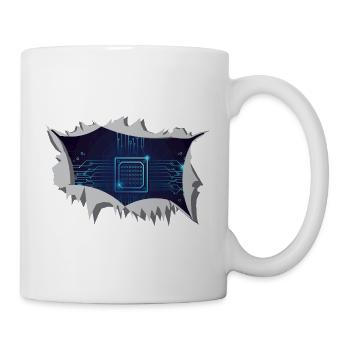 GEEK - SCHALTUNG DRUCKEN - Tasse - Weiß - Rechts